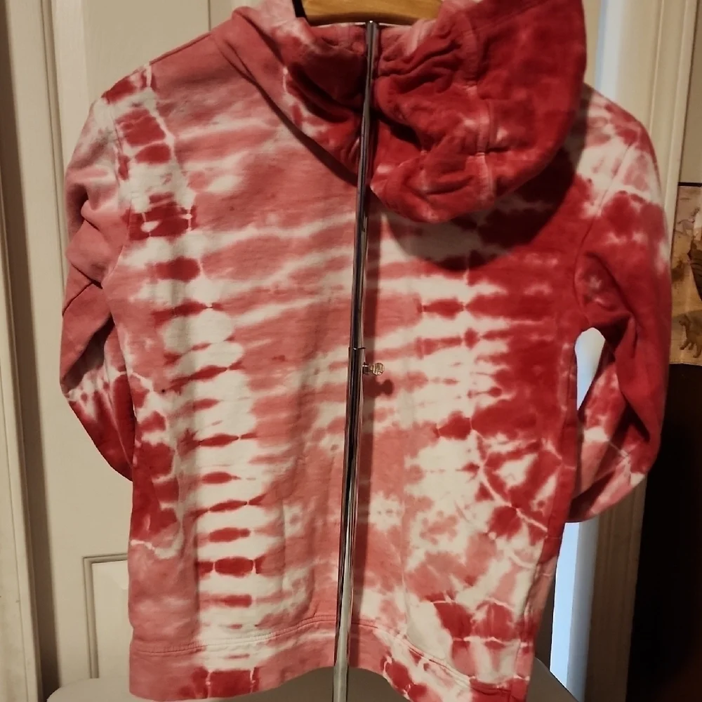 DKNY Red Tie-Dye Kids Hoodie